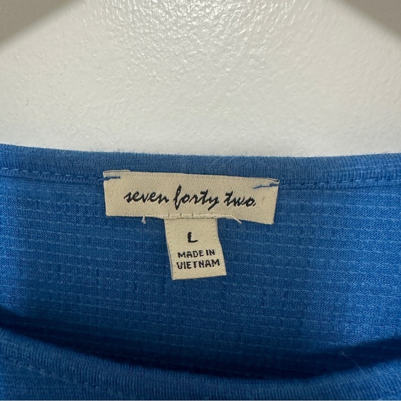 NWT Blue Top Short Sleeve Business Casual Professional - Picture 3 of 5